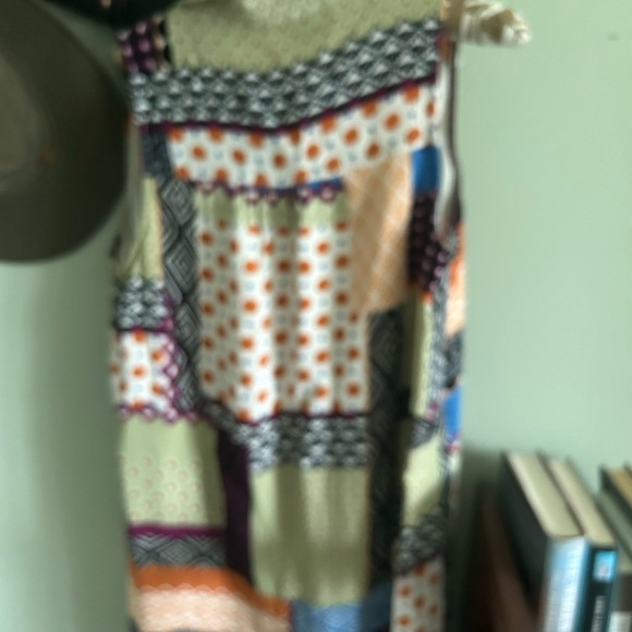 Anthropologie Everyway Shirt Dress Sleeveless Patchwork Collared Button - Picture 14 of 15